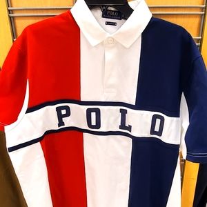 Classic fit polo spellout s/s